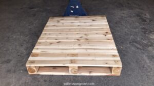 Pallet Gỗ 1200x1000x150 Không Sơn – Sản Phẩm Chuẩn Cho Kho Lạnh Logistics Có Kệ